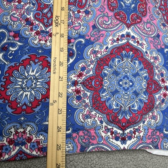 Talbots Cardigan Sweater 2X Lightweight Button Geometric Scrolls Office Church - Picture 11 of 13